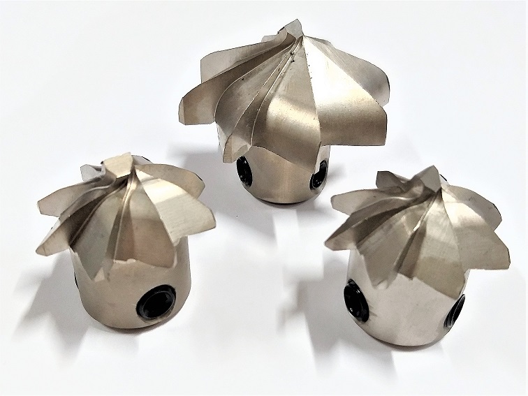 Opening drill heads