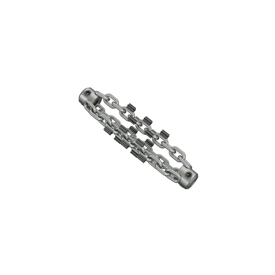 Rassi, 8mm, 11-lenkkiä, 3-ketjua, DN70