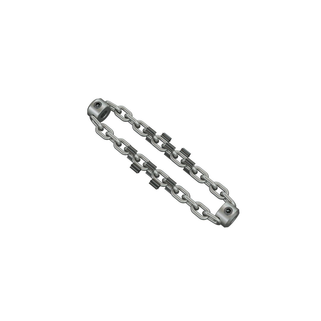 Rassi, 8mm, 13-lenkkiä, 2-ketjua, DN100